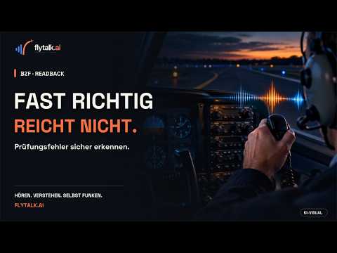 Vorschaubild zu Typische BZF-Prüfungsfehler: Readbacks richtig funken