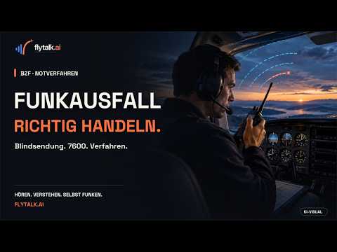 Vorschaubild zu Funkausfall im Flug | Blindsendung, Transponder 7600 & Verfahren