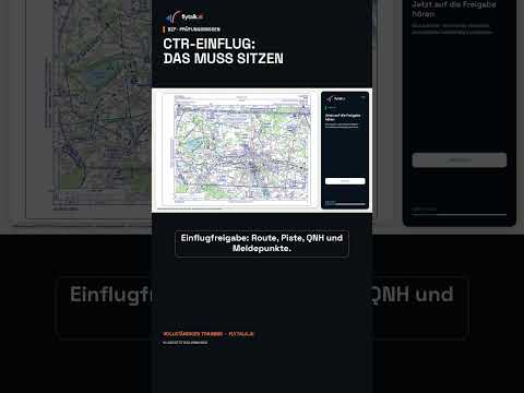 Vorschaubild zu CTR-Einflugfreigabe verstehen | BZF-Prüfung & VFR-Funk #Shorts